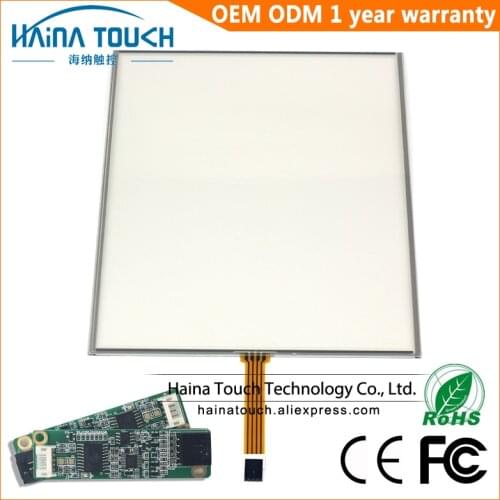 Win10 Compatible 4:3 15 Inch includes USB Controller 4 Wire Resistive Touch Screen Panel For photobooth/photo kiosk/Laptop