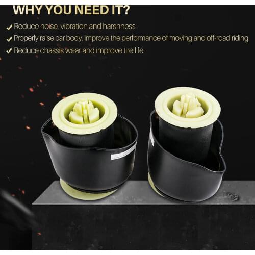 2 For BMW F07 F10 F11 520d Rear Air Ride Strut Suspension Spring Bag 37106781827