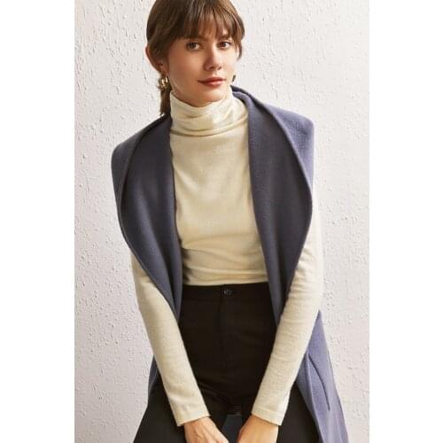 KOIJINSKY 2021 pure wool womens autumn and winter tweed coat