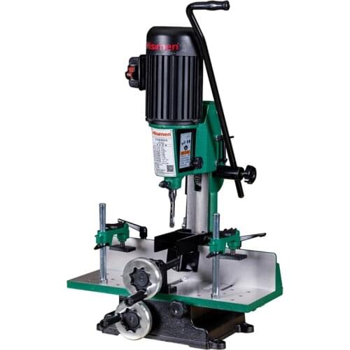 220V/1000W Drilling Machine Multifunction Vertical Electric Square Tenon Machine Tenoning Machine Punch Woodworking Equipment