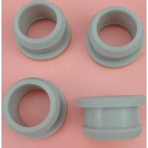 4.5mm-30mm Gray Rubber Snap-on Grommet Hole Plugs End Caps T Type Wiring Protect Bushes O-rings Sealed Gasket
