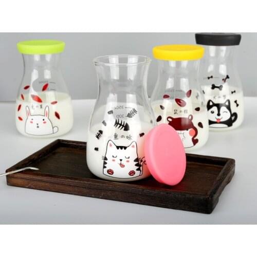 400ml double coffee cup high borosilicate glass cold drink cup hot drink cup lovely pattern glass milk cup milk tea cup