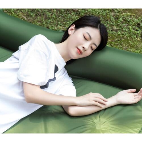 Xiaomi outdoor automatic inflatable pad single double camping picnic portable ultra light folding moisture-proof inflatable bed