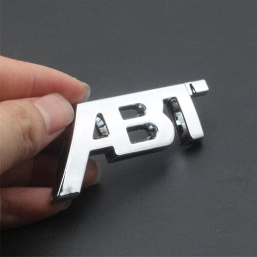 Car side trunk front ABT logo for A4 A6 golf passat scirocco 1pc