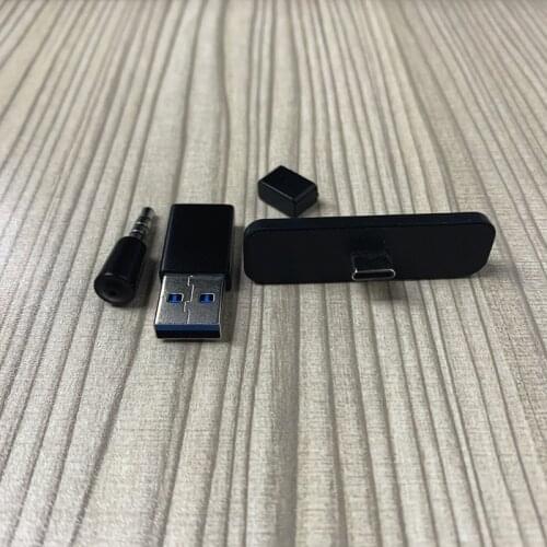 Wireless Bluetooth Adapter USB Transmitter Voice Frequency Headset Receiver with 3.5mm microphone plug for Nintend Switch PS4 PC