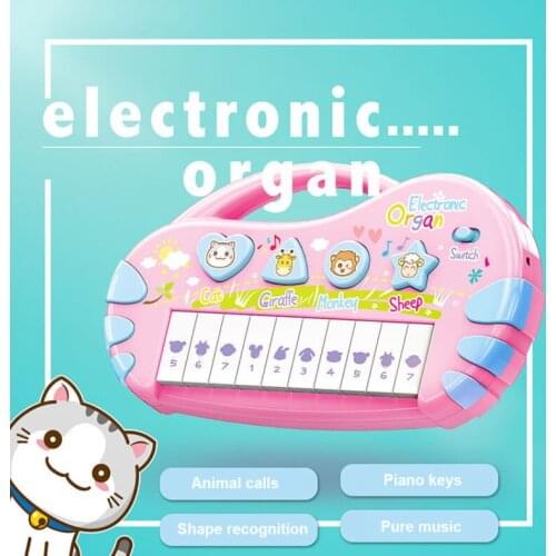 Baby Electronic Piano Toy Animal Calls Kids Music Instrument Toy Child Recognition Educational Toys Montessori Toy Baby Gift