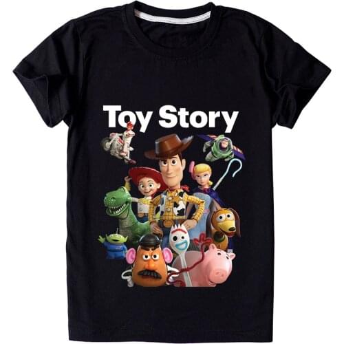 Disney Toy Story 4 For Kids T Shirt Cute Baby Woody Cartoon Printing Clothing Summer Girls Boys Toddler Infant Child Tops Tees