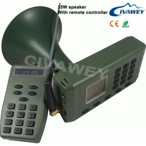 35W 130dB loud speaker with 200M Remote controller hunting MP3 bird caller decoy bird sounds duck goose hunting decoy call