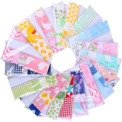 20x25CM DIY Cotton Floral Print Patchwork Sewing Mixed Color 4 Sheets Handmade Gift Accessories Home Supplies Cloth Material