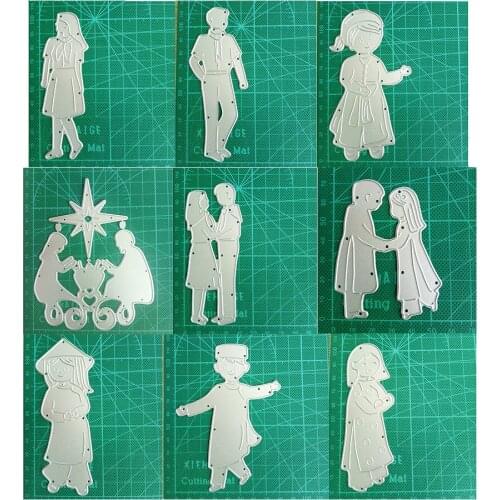 Metal Cutting Dies 2020 New Figure Stencil For DIY Scrapbooking Paper/photo Cards Embossing Dies