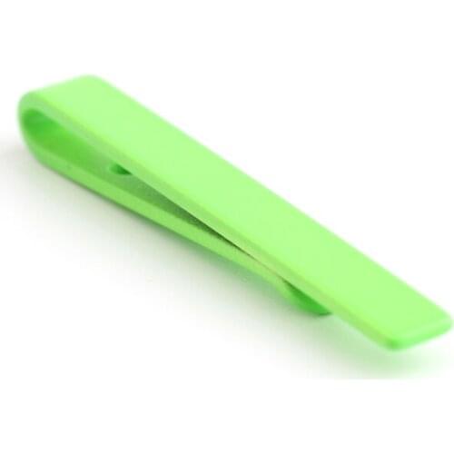 Men Tie Clip Colorful Classic Meter Tie Clips Copper Tie Bar Quality Enamel Tie Collar Pin Business