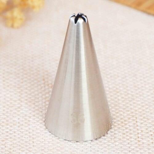 #36 Piping Nozzle Cake Decorating Tip Stainless Steel Fondant Decorating Nozzle Icing Tip Baking & Pastry Tool