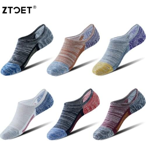 High Quality 8Pairs/lot Men Socks Cotton Spring Summer Fashion Striped Silicone Non-slip socks Soft Breathable Short Socks Male