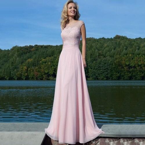 Charming Cap Sleeve Evening Dress Appliques Scoop NeckA-Line Floor Length Backless Party Prom Gowns Special Occasion Dress