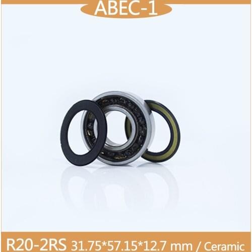R20 Hybrid Ceramic Bearing 31.75*57.15*12.7 mm ( 1 PC) Industry Motor Spindle R20HC Hybrids Si3N4 Ball Bearings 3NC R20RS