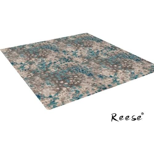 Reese Vintage Carpets Rugs For Living Room Square Printed Anti Slip European Style Decoration For Home Customizable Washable