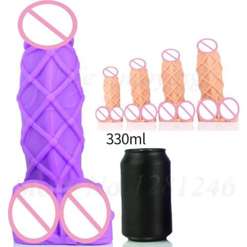 Super Huge Realistic Dildo Big Penis Anal Butt Plug Female Masturbation Ass Expansion Giant Dick Dilator Sex Toys For Men Woman