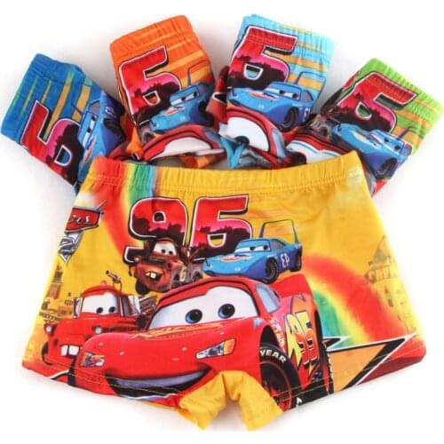 Disney car 2-7 years old Childrens underwear boys underwear childrens Underpants boy briefs McQueen knickers