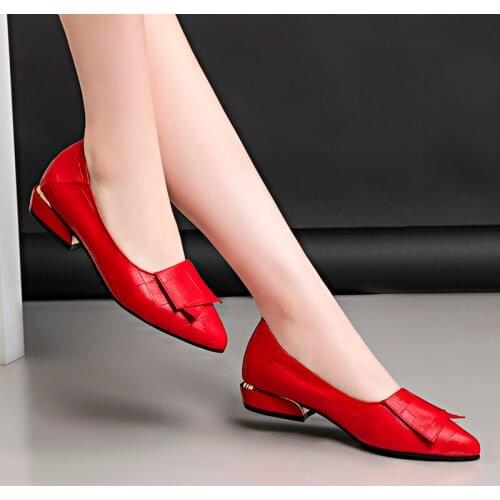 PUPUDA Female Shoes New Slip On Loafers Summer Casual Leather Shoes Women Comfortable Female Shoes