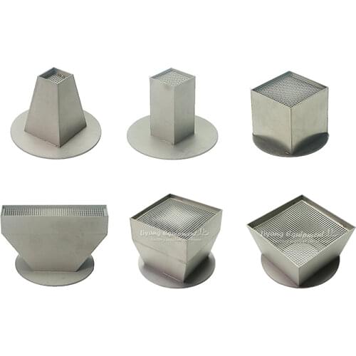 Universal bga rework reballing kit hot air nozzle with 15mm 20mm 25mm 30mm 35mm 45mm 50mm 55mm 75mm 130m for soldering station