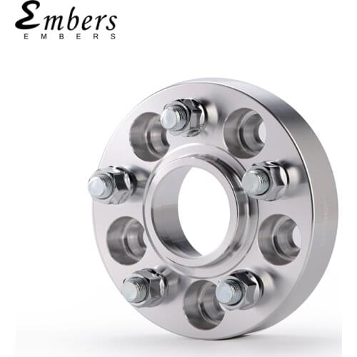 Embers Black Aluminum alloy Wheel spacer 5x112 CB 66.6mm Wheel gasket flange For Mercedes Benz BMW Audi 1 piece