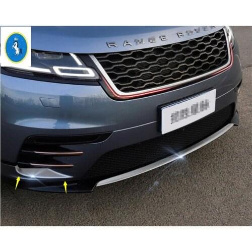 Yimaautotrims Front Fog Lights Foglights Lamp Auto Accessories Cover Trim Fit For Land Rover Range Rover Velar 2018 2019 2020