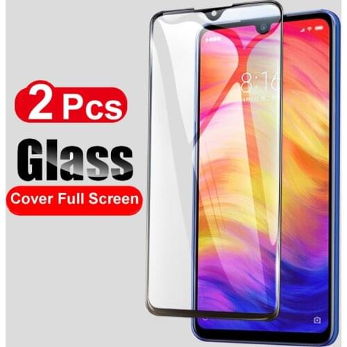 2Pcs Full Cover Tempered Glass For Xiaomi Redmi Note 7 8 Pro Screen Protector for Xiaomi Redmi Note 7 8 8T Protective Glass