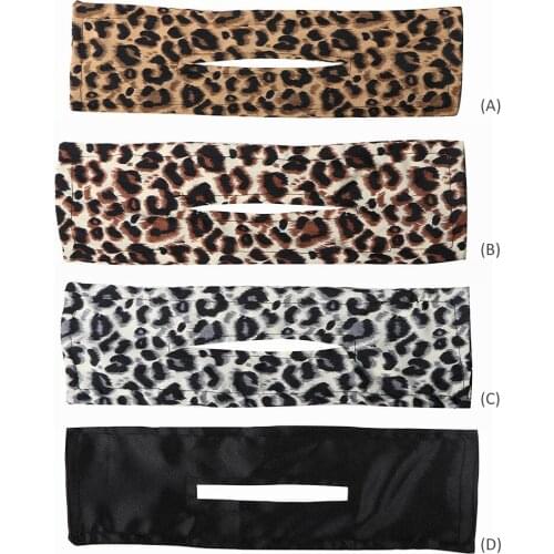 Women Fashion Leopard Knotted Wire Hair Curler Bow Tie French Printed Hairpin Lazy Hair Bands Meatballs DIY Accessories