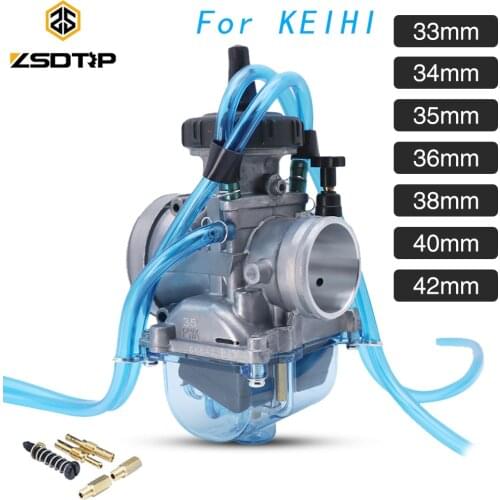 ZSDTRP For KEIHIN Carburetor Universal 33 34 35 36 38 40 42mm PWK Motorcycle Carburetor Carburador For Keihin Power Jet For BING