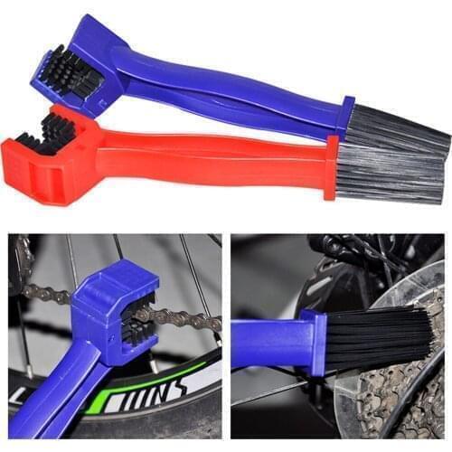 1pc Motorcycle Bicycle Chain Clean Brush Gear Grunge Brush MTB Mountain Bike Machine Washer Brush Scrubber Cycling Clean Brushes