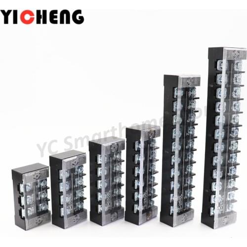 1 Pcs screw connection cable terminal, terminal block, high current, insulated fixed power wire connector, 600V 25A