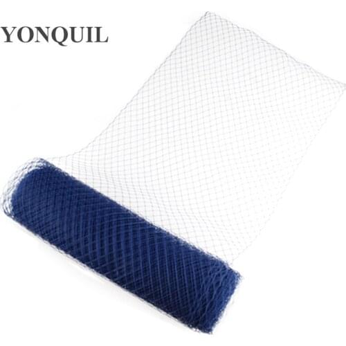 10"/25 Cm Royal Blue Birdcage Veils for Fascinators Bridal Hair Accessories Millinery Hats Party Headwear Nettings Event Hats
