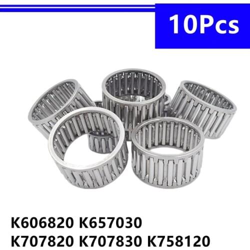 10pcs K606820 K657030 K707820 K707830 K758120 Radial Needle Roller Cage Assemblies Bearing