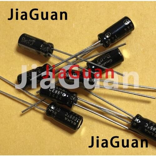 20pcs NEW ELNA ROA Cerafine 50V0.47UF 5X11MM 0.47uF/50V audio electrolytic capacitor 0.47UF 50V black gold 50v 0.47uf