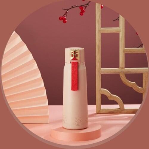 2022 High End Creative Chinese Style Thermos Cup Retro Rope Carrying Water Cup Art Cup Water Cup With Cover Stainless Steel