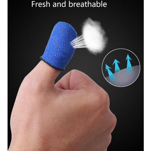 5 Pair L1 R1 Breathable Mobile Game Controller Finger Sleeve Touch Trigger for PUBG Mobile Rules of Survival Gatillos