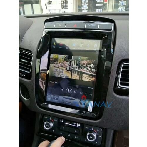 Car multimedia radio Player Tesla Style Vertical Screen Android For-Volkswagen-Touareg 2010-2017 car GPS navigation audio player