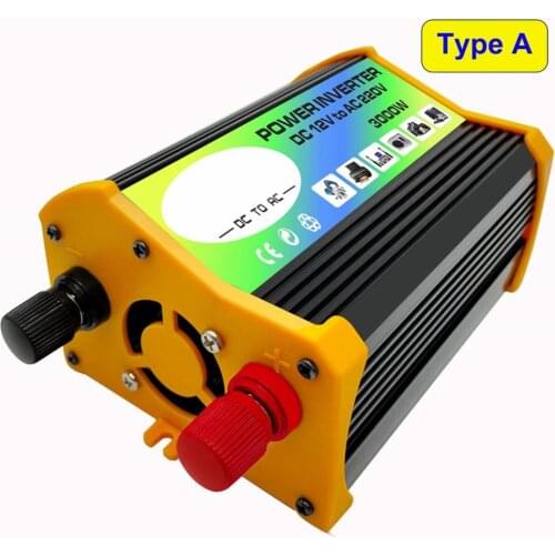 3000W 12V to 220V/110V Dual USB Car Power Inverter Converter Charger Adapter Voltage Transformer Modified Sine Wave