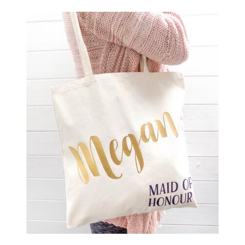 Glitter set of 5 Bridesmaid tote bags Personalized names hen Party wedding gift keepsake Bags Bachelorette bridal shower favors