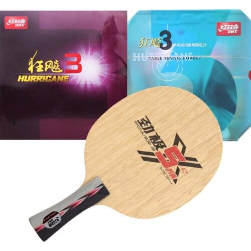 DHS New PG5X Table Tennis carbon Blade (5+2 Arylate Carbon) ALC With Neo hurricane3 Racket Ping Pong Bat