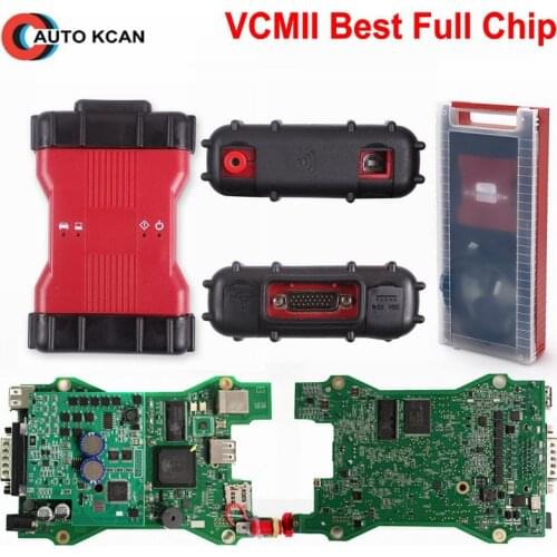 Full CHIP VCM 2 Dianostic Scanner Multi-language VCM2 IDS Best Chip Diagnostic Tool VCM II VCMII OBD2 Scanner For Frd/M-azda