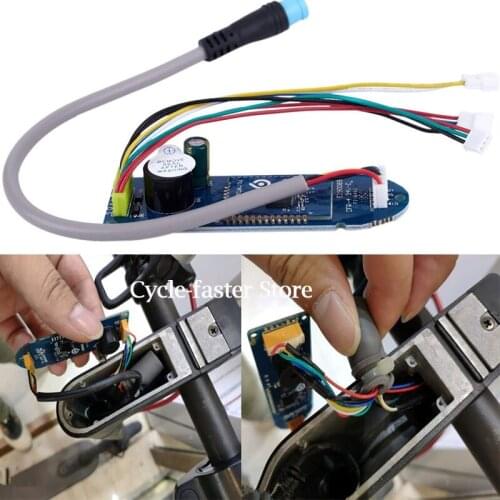 Electric Scooter Circuit Board Dashboard for Xiaomi M365 Scooter Accessories Circuit Board with Screen Cover for Xiaomi M365