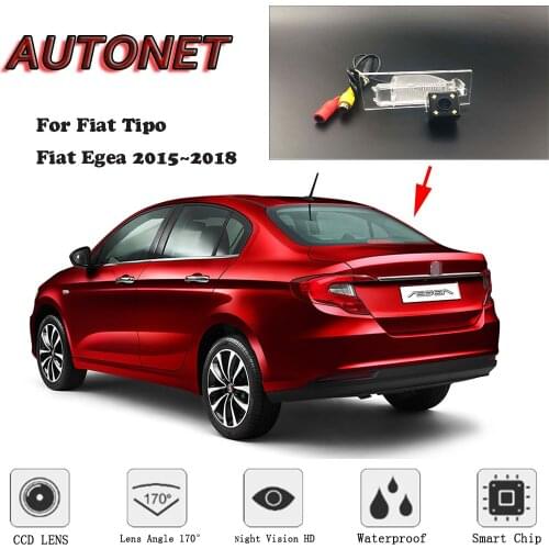 AUTONET Rear View camera For Fiat Tipo Fiat Egea 2015~2018/CCD/HD Night Vision Backup camera/license plate camera