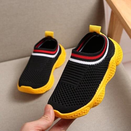 LAIBEITAI Kids sneaker light weight running shoes boys girls boy sport shoes slip on loafer kids sock sneakers breathable