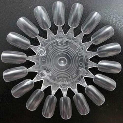 Manicure Nail Work Oval Transparent Natural Nail Polish Swatches Nail Art Tips DIY Beauty Nail Art Tools