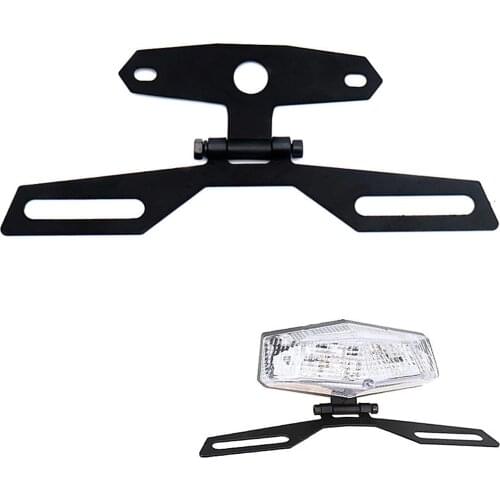 Motorcycle Rear License Plate Holder License Bracket License Plate Frame Direction Indicator Lamp Motorbike Accessories Hot