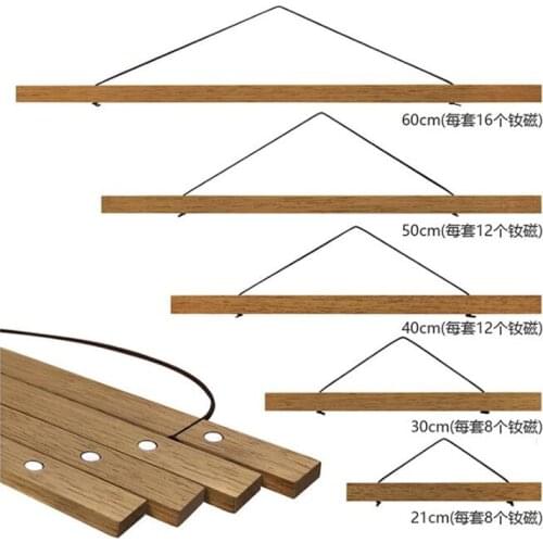 2021 New Diamond Picture Frame Magnetic Mooden Hanger Wooden Photo Frame Painting Canvas Poster Frame Canvas Frame Art Christmas