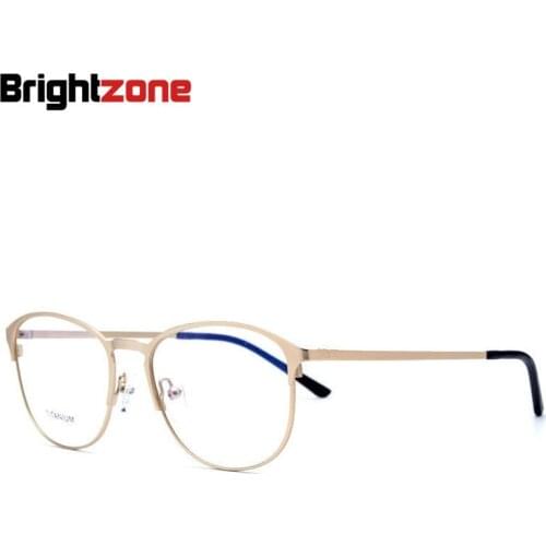 New Pattern Exquisite High Archives Spectacle Frame Men And Women Exceed Light Titanium Alloy Coating Film Myopia Glasses 30008