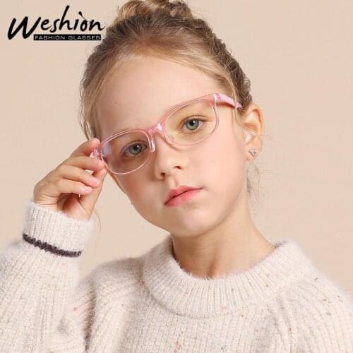 Anti Blue Light Glasses Kids Square Junior Boy Girl Optical Frame Youth Children Computer Gaming Eyeglasse Gafas Proteccion 2020
