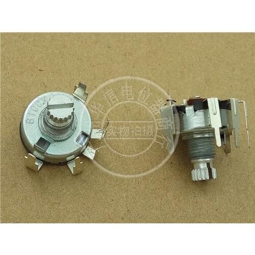 Original new 100% RK17SR01-Y10A-B100K 172 Type bending potentiometer with switch B100K handle 10MM long axis